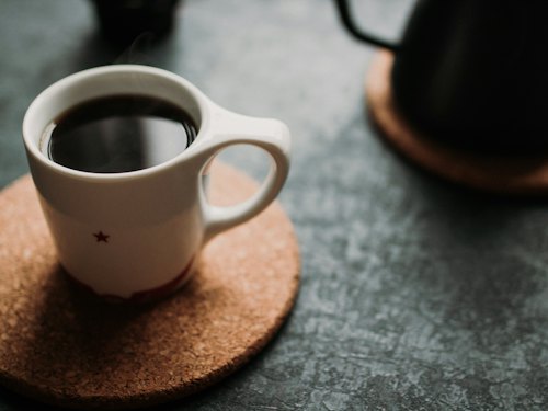 淹れたてのコーヒー
